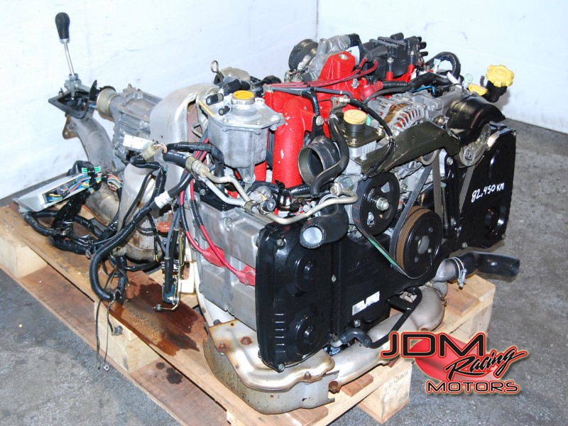 JDM Subaru Ver 5/6 Engine EJ207DW1PR 5 speed TY754VBAAA Transmission GC8F4ED IHI VF28 Turbo